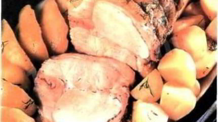 Жаркое из свинины с грушами