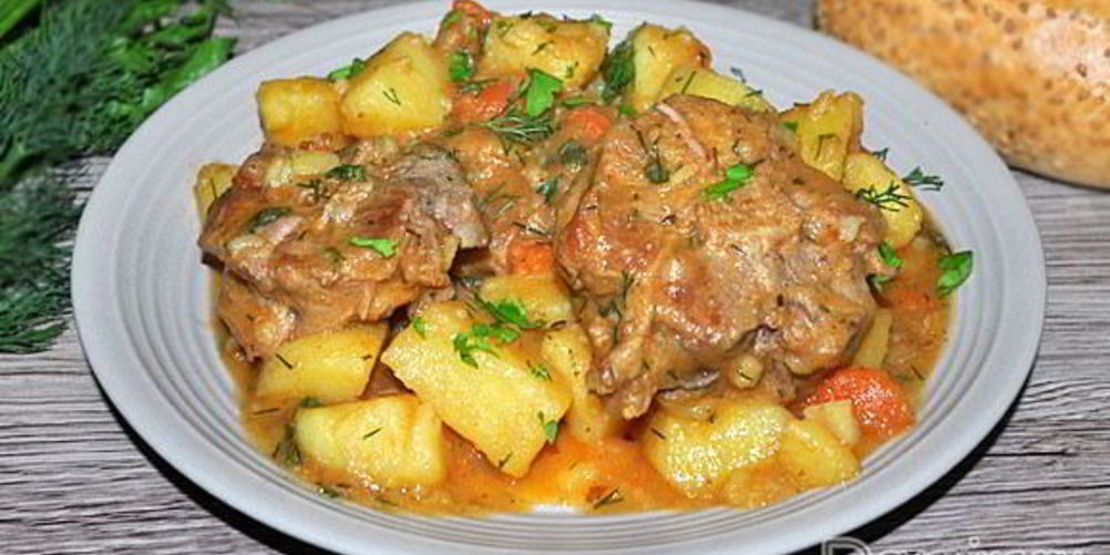 Рецепт жаркого из телячьих хвостов с картофелем