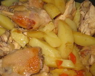 Жаркое из цыпленка