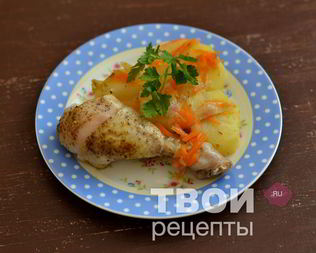 Жаркое с курицей в мультиварке