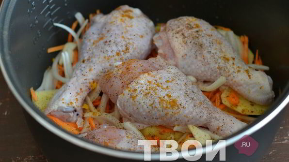 жаркое с курицей в мультиварке