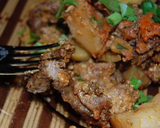 Жаркое со свининой и овощами