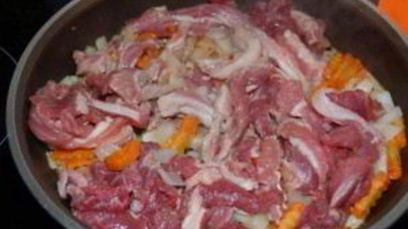 жаркое со свининой и овощами