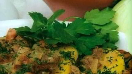 Жаркое в горшочках с мясом