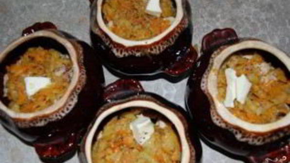 жаркое в горшочке с картофелем