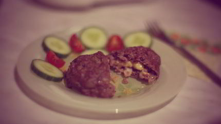 Ароматные зразы с белыми грибами и сыром