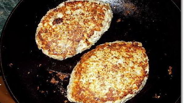 гречнево-куриные зразы с сыром