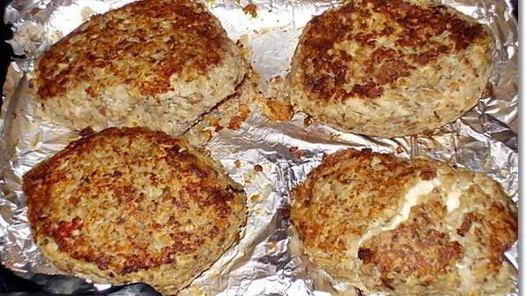 гречнево-куриные зразы с сыром