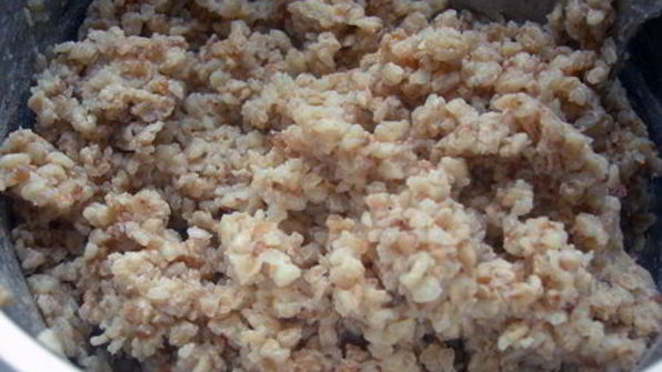 гречневые зразы с творогом