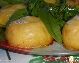 Картофельные шарики-зразы с грибами