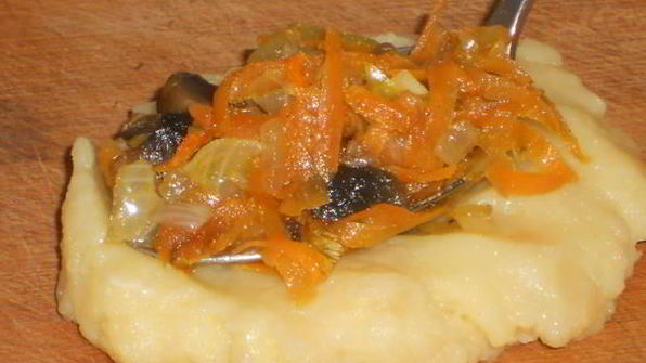 картофельные шарики-зразы с грибами