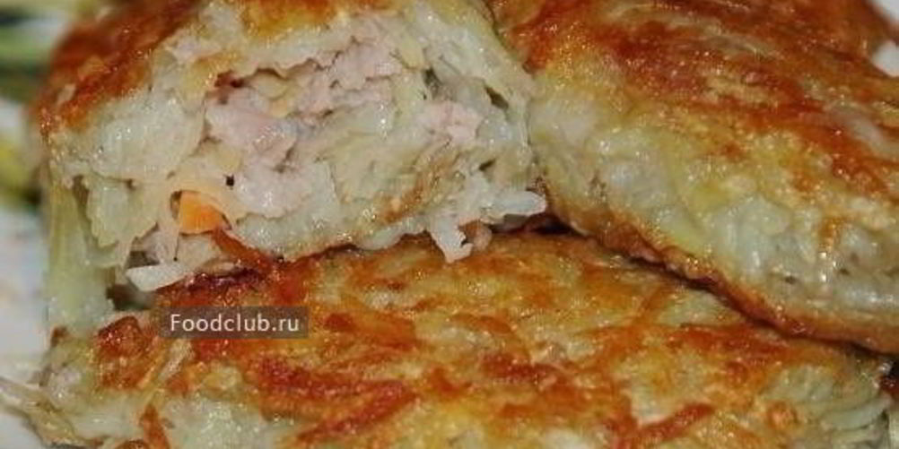 Рецепт картофельных зраз с фаршем