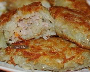 Картофельные зразы с фаршем