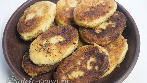 картофельные зразы с грибами и сыром