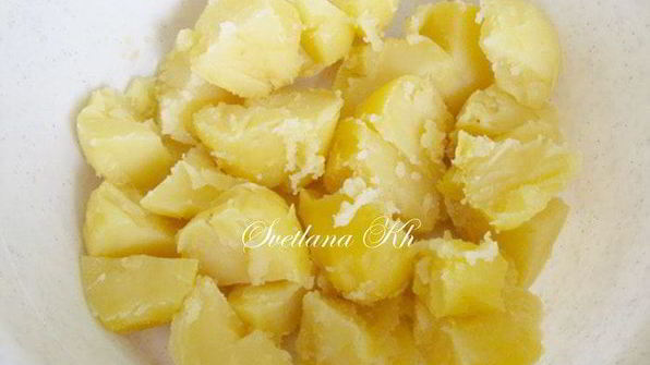 картофельные зразы с капустой, запеченные в духовке