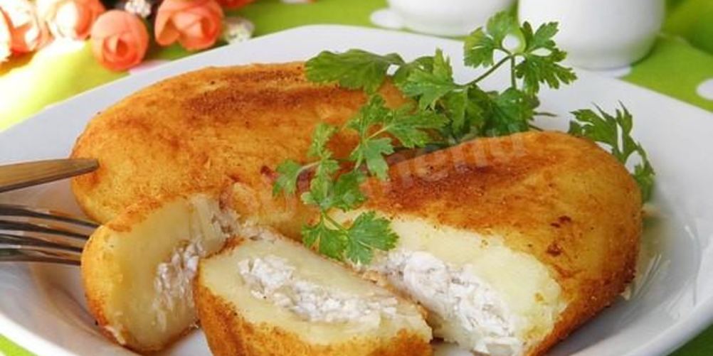 Рецепт картофельных зраз с куриным фаршем