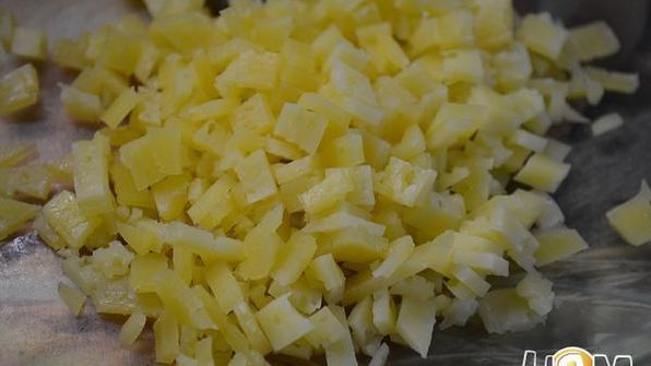 картофельные зразы с мясом и сыром