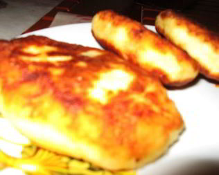 Картофельные Зразы с тушеной капустой