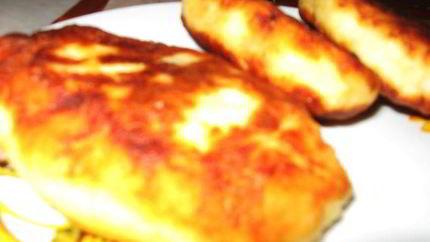 Картофельные Зразы с тушеной капустой