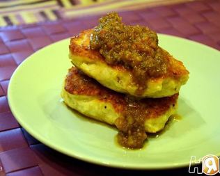 Курино-картофельные зразы с начинкой