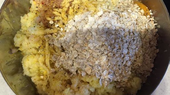 курино-картофельные зразы с начинкой