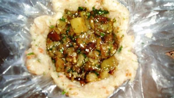 куриные зразы с баклажанами и сыром