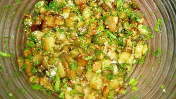 куриные зразы с баклажанами и сыром