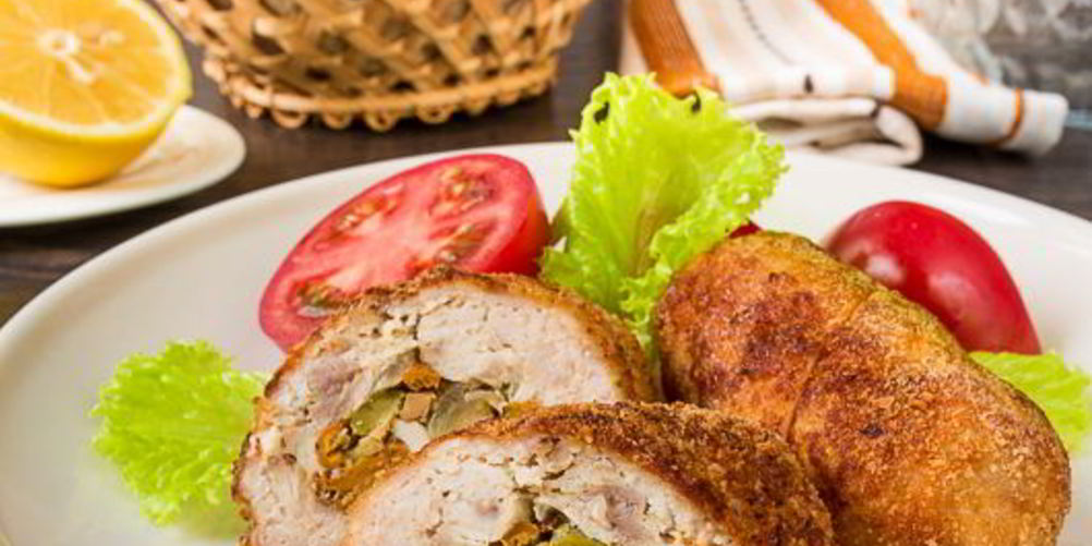 Рецепт куриных зраз с лисичками