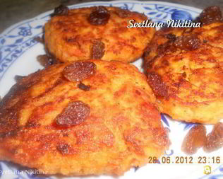 Морковные зразы с яблоками