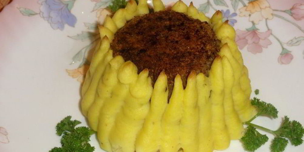 Рецепт мясных зраз подсолнухи с хлопьями