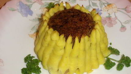 Мясные зразы Подсолнухи с хлопьями