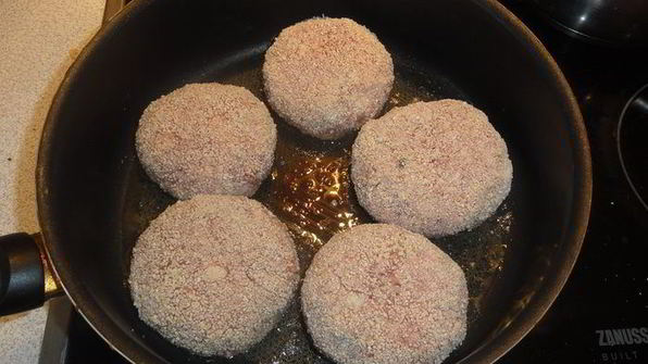 мясные зразы подсолнухи с хлопьями