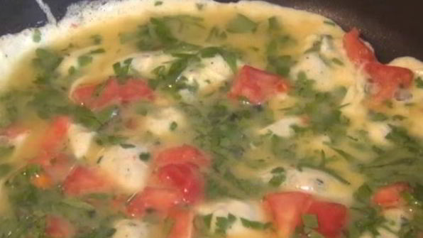 мясные зразы с омлетом