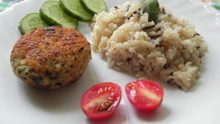 Рыбные зразы с грибами и луком