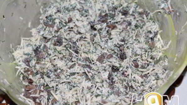 рыбные зразы с грибами и сыром