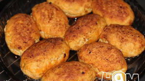 рыбные зразы с грибами и сыром