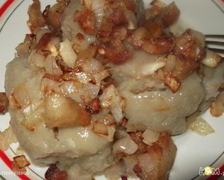 Цепелины — картофельные зразы по-литовски