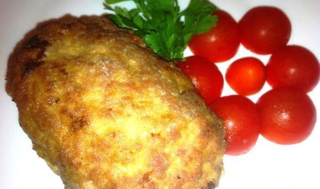 Зразы фаршированные грибами и яйцом