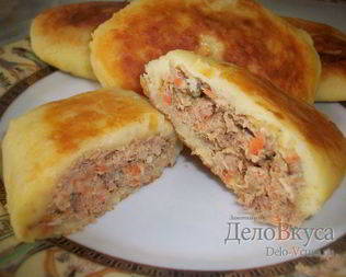 Зразы картофельные с мясом