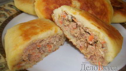 Зразы картофельные с мясом