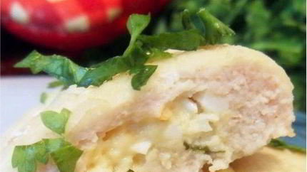 Зразы рыбные с сыром