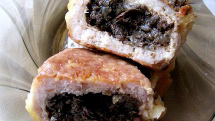 Зразы с грибами в духовке