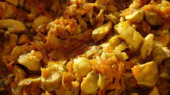 зразы с начинкой из грибного омлета