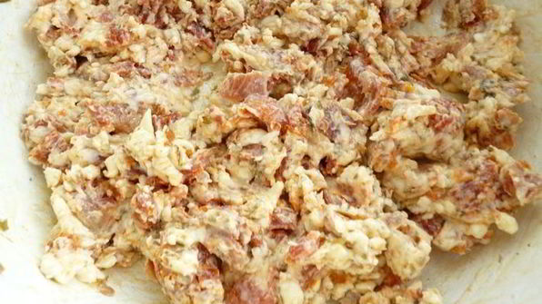 зразы с вялеными помидорами