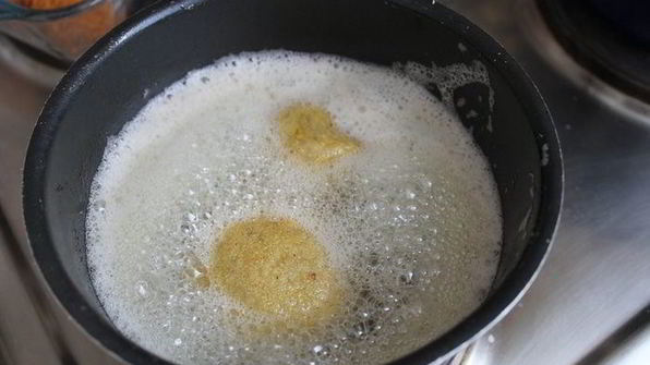 зразы с зеленым горошком и зеленью