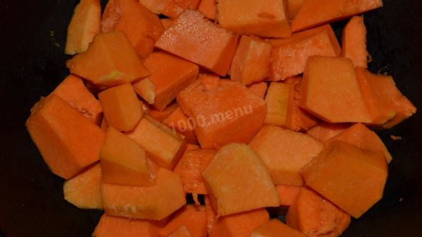 ароматная тыквенная каша с рисом