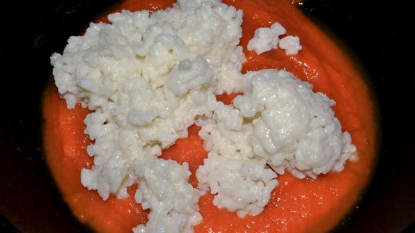 ароматная тыквенная каша с рисом