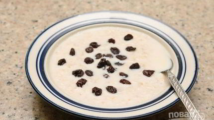 Быстрая каша в микроволновке