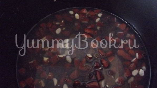 геркулесовая каша с миндалем и изюмом в мультиварке