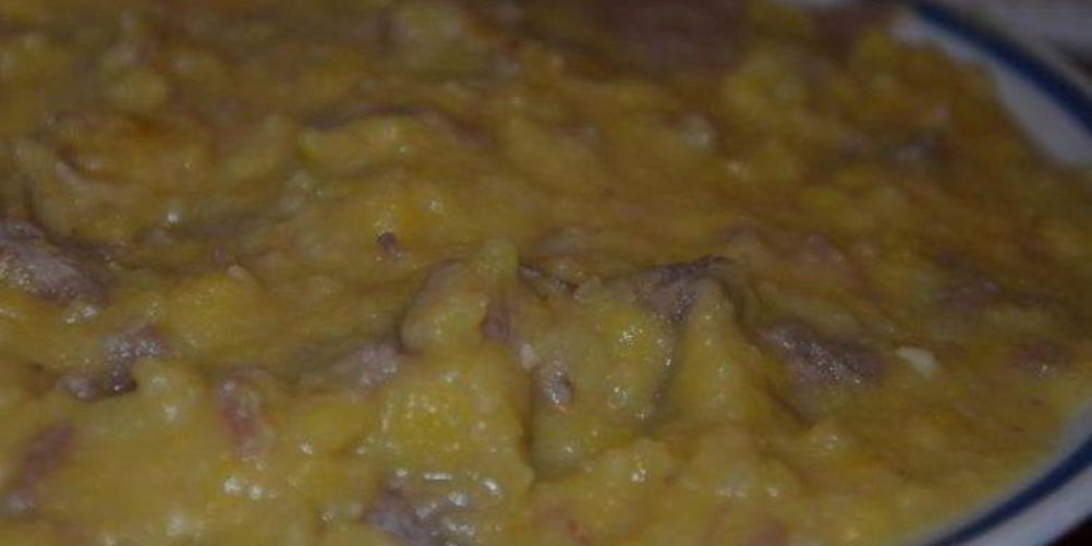 Рецепт гороховой каши с фаршем